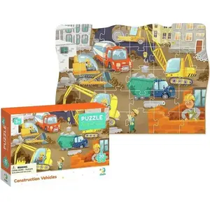 Dodo Puzzle 30 - Dodo jigsaw puzzle 30 pieces construction vehicles