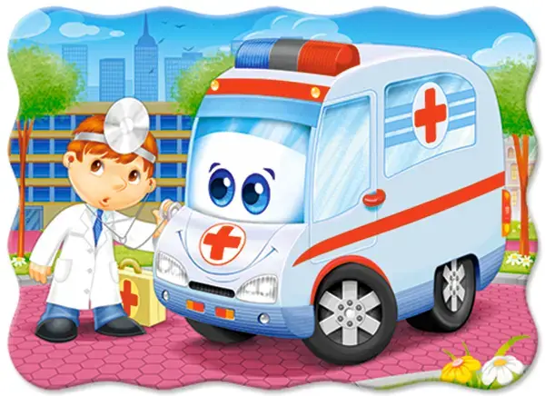 Castorland Ambulance Doctor puzle, 30 daļas Photo 2