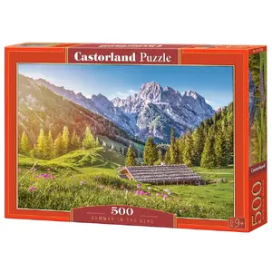Greznītis Castorland Summer in the Alps — 500 gab., 470×330 mm (ainava)