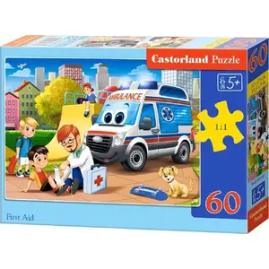 Castorland Puzzle 60 First Aid CASTOR – Castorland 60-piece children's puzzle, First Aid theme