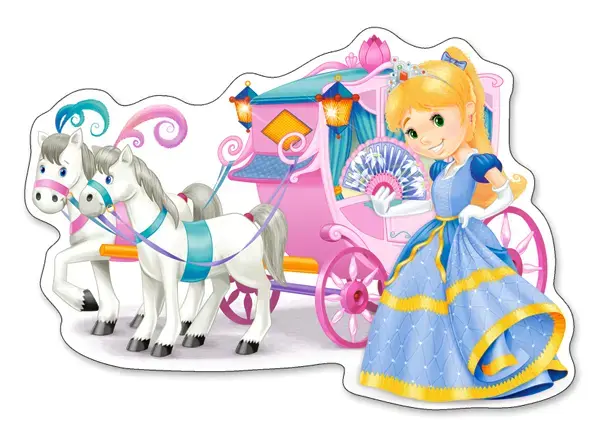 Castorland puzzle Princess Carriage 12 pcs Maxi Photo 2