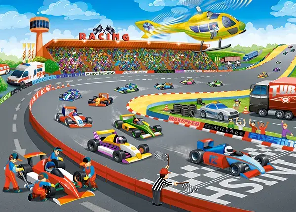 Jigsaw puzzle Castorland Formula Racing 120 pcs Photo 2