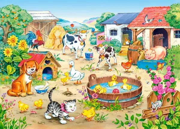 Castorland Farm puzle 60 gab. Photo 2