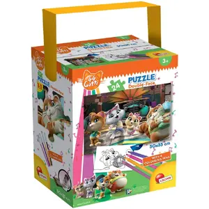 Puzle tuba Lisciani Giochi Tub Puzzle Mini 24 – 44 Gatti Cool Cats! (24 gab.)