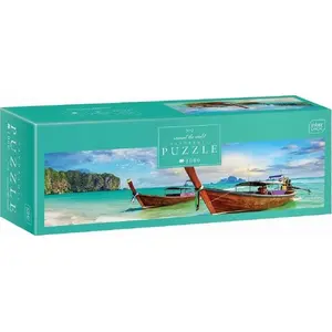 Jigsaw puzzle INTERDRUK Around the World 2 — 1000 pieces panoramic