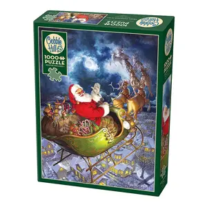 Jigsaw puzzle Cobble Hill Merry Christmas to All — 1000 pieces, 676×489 mm