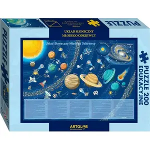 Puzzle Artglob 200 gab. — Układ Słoneczny (Saules sistēma) izglītojošs