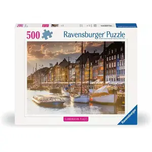 Пазл Ravensburger 500 деталей — Городская сцена, модель 12000846