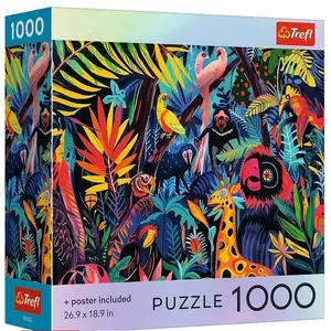 Пазл TREFL «In the Jungle» — 1000 элементов, взрослый/подростковый, иллюстративное изображение (99222)