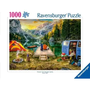 Puzzle Multigra 1000 pieces — Multigra model 635705, camping scene