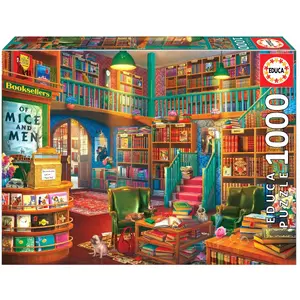 Пазл Educa Puzzle 1000 Biblioteka G3 — 1000 деталей, образовательный пазл