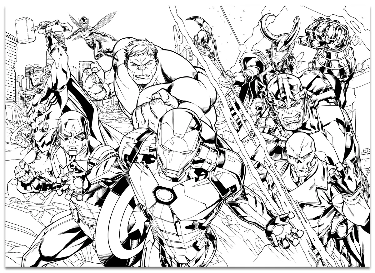 Lisciani Marvel Maxifloor 108 detaļu puzle — Avengers Photo 3