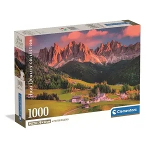 Пазл Clementoni 1000 шт. CB Magical Dolomites — 1000 элементов, рекомендовано с 14 лет