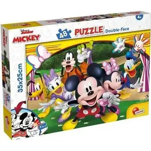 Puzzle Lisciani Disney Mickey M-Plus 48 pieces educational jigsaw