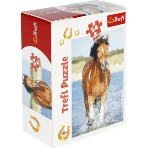Jigsaw puzzle TREFL 19724 – 54 pieces, mini format, children's horse illustration