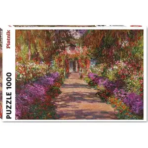 Jigsaw Puzzle Piatnik 1000 Pieces — Monet 'Garden at Giverny' (PIATNIK 371775)