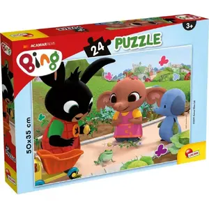 Пазл Lisciani Puzzle Plus 24 Bing 4 — обучающий пазл Lisciani, 24 детали, персонаж Bing