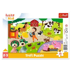 Пазл TREFL 31414 — 15 элементов, Мультфильмы, для 2–3 лет