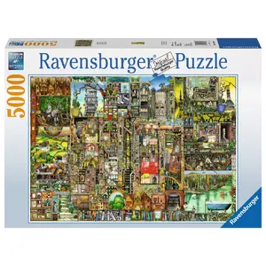 Jigsaw Puzzle TMTOYS Ravensburger Colin Thompson's Bizarre Town, 5000 pcs, width 1530 mm