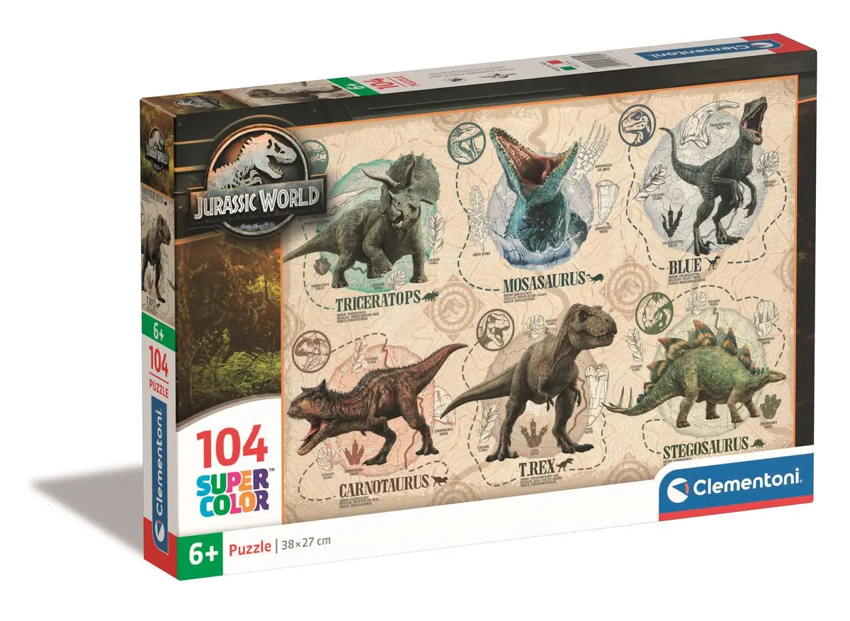 Clementoni Jurassic World SuperKolor puzle 27179