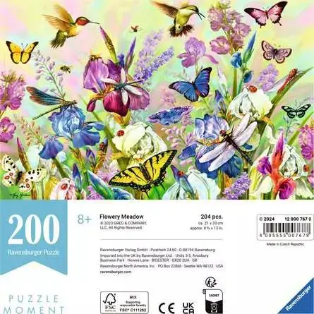 Пазл Ravensburger 200 шт Flora & fauna Photo 2