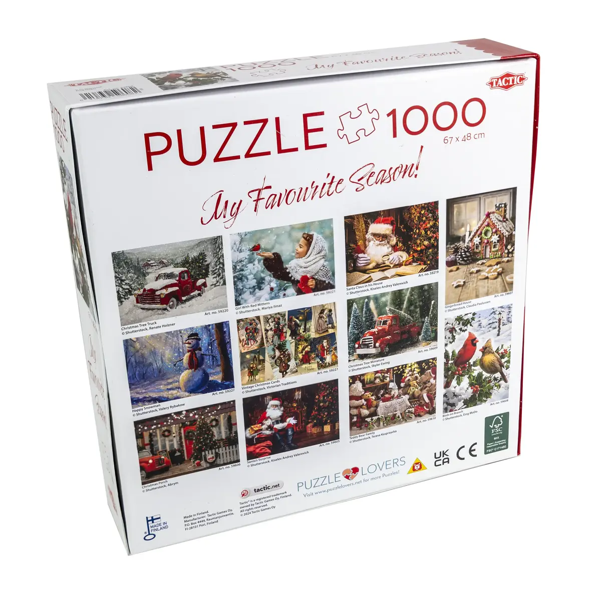 TACTIC Puzzle Lovers Birds on Branch — 1000 деталей Photo 3