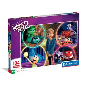 Puzle Clementoni CLE puzzle 104 Super Inside Out 2 25066 — 104 gab., izglītojošs puzlis