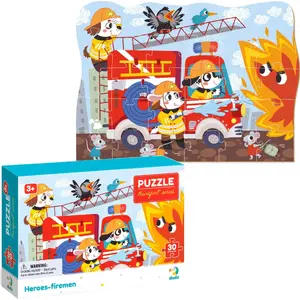 Puzzle Dodo 30 pieces — Bohaterscy strażacy educational jigsaw puzzle