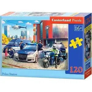 Jigsaw Puzzle Castorland Castor 120 pieces — Police Station scene