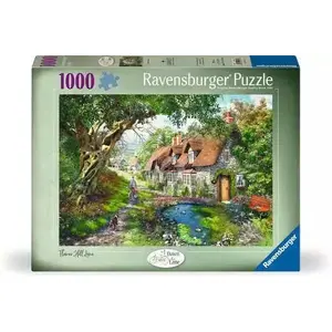 Пазл Ravensburger Down the Lane No.1 Flower Hill Lane — 1000 деталей, ширина 700 мм
