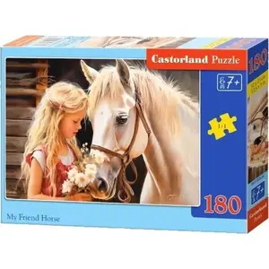 Jigsaw Puzzle Castorland 180 pcs – Castorland My Friend Horse (632380)