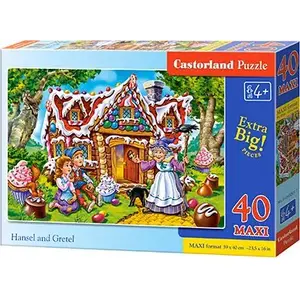 Пазл Castorland «Гензель и Гретель» — 40 больших элементов, детский пазл