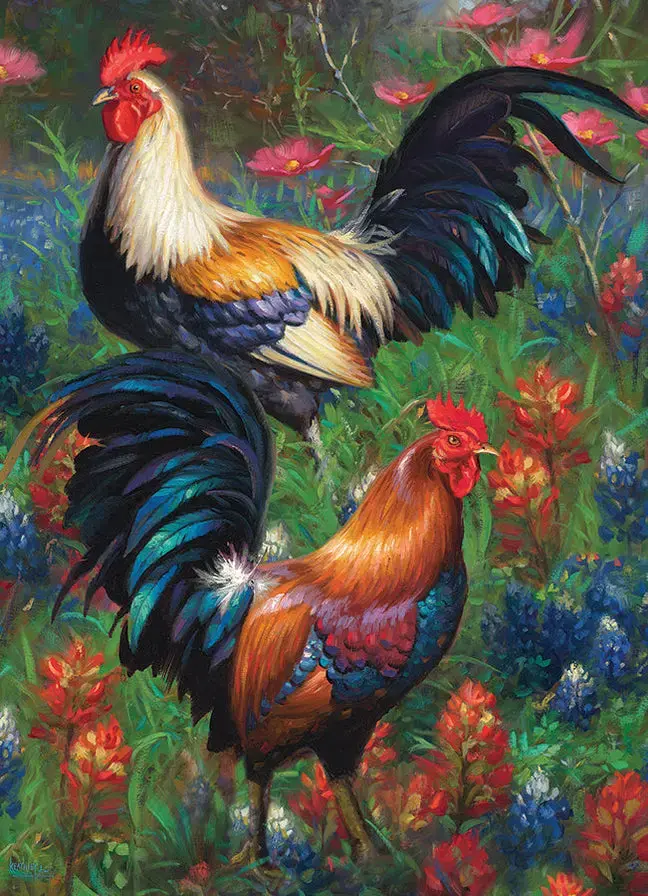 Пазл Cobble Hill Roosters — 1000 деталей Photo 2