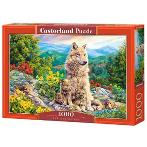 Puzle Castorland New Generation 1000 gab. — Dzīvnieki (Vilks), 680×470 mm