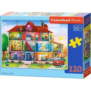 Jigsaw Puzzle Castorland 120 pcs — Castorland Puzzle 120 House Life CASTOR