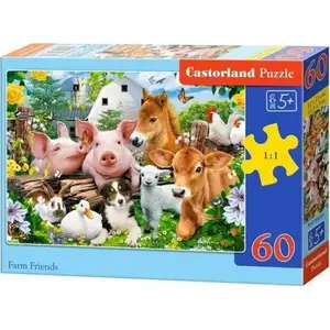 Jigsaw Puzzle Castorland 60 Pieces — Farm Friends CASTOR by Castorland