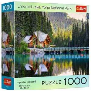 Пазл TREFL USA Collection Emerald Lake, Yoho National Park — 1000 элементов