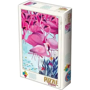 Пазл D-Toys 1000 элементов Andrea Kurti «Фламинго» – 1000 шт, художественное изображение