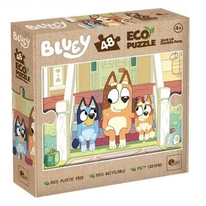 Divpusējs puzlis Lisciani Bluey — 48 detaļas, izglītojošs bērnu puzlis
