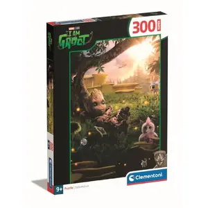 Пазл Clementoni Supercolor 21734 — 300 деталей, мультфильмы «I Am Groot», 9+ лет