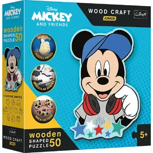 Puzle TREFL Shape puzzle 50 gab. — Multfilmas (Disney), ieteicams no 5 gadiem