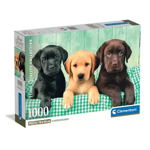 Пазл Clementoni High Quality Collection 39946 — 1000 деталей, животные, ширина 700 мм
