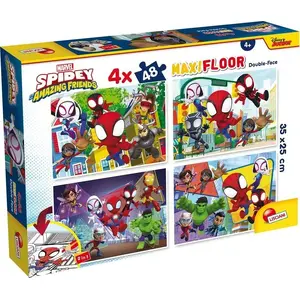 Пазл-коврик Lisciani Marvel Spidey Maxi Floor 4 x 48 элементов
