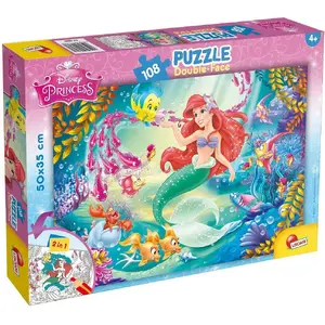 Double-sided Puzzle Lisciani Syrenka (model 27488) — children's educational jigsaw, two images, multi-piece set
