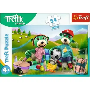 Puzzle TREFL 54 pieces mini 'Wesoły świat Treflików' children’s jigsaw, 54 pcs