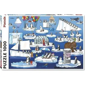 Jigsaw Puzzle Piatnik 1000 pieces — Gunga, Life in Antarctica (PIATNIK)