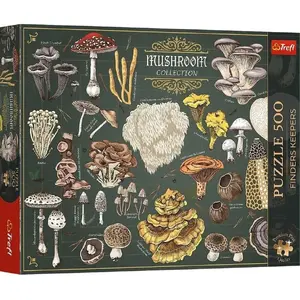 Puzle TREFL Puzzle 500 Finders Keepers: Grzyby — 500 gab., izglītojoša/atpūtas puzle
