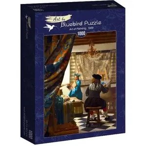 Puzzle Bluebird Puzzle 1000 gabali — Vermeera «Alegoria malarstwa»
