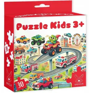 Пазл Kangur Puzzle 30 Kids Auta 3+ Photo 1