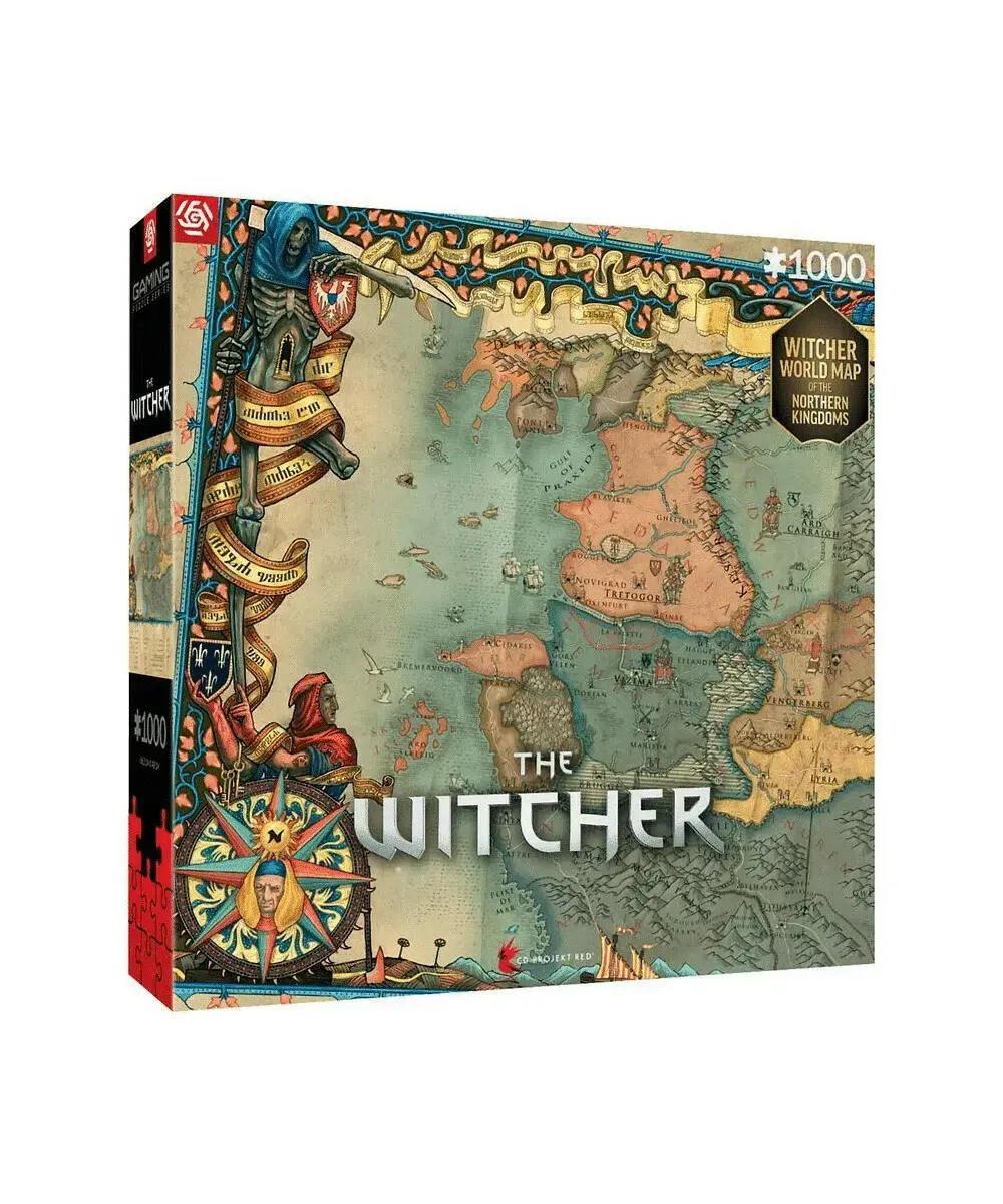 Puzle Good Loot The Witcher: Northern Kingdom Map 1000 Photo 2